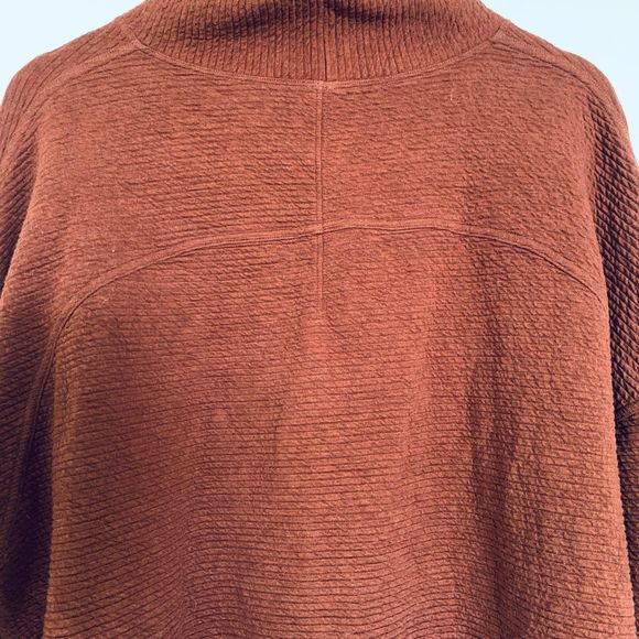 Lululemon Peaceful Moments Mock Turtleneck Pullover Sweater - Copper | Size L/XL - Picture 11 of 12